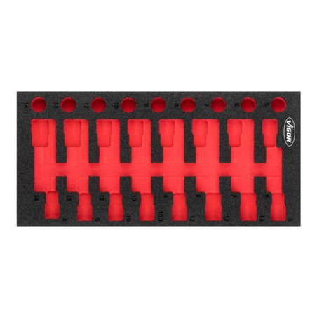 VIGOR Weichschaum-Einlage, leer V5093-L