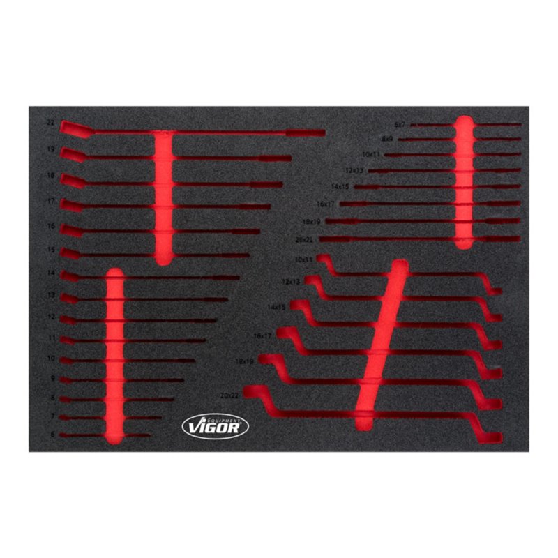 VIGOR Weichschaum-Einlage, leer V5113-L