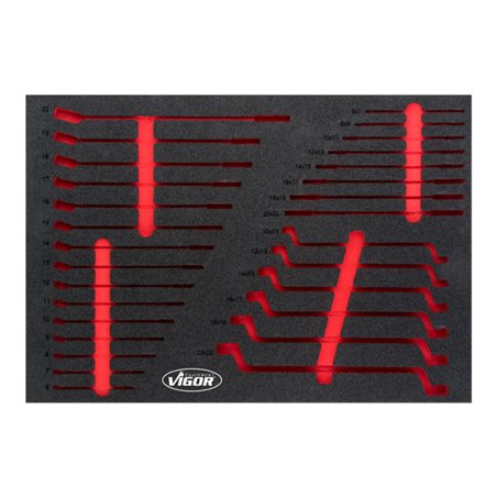 VIGOR Weichschaum-Einlage, leer V5113-L