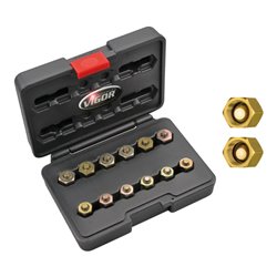 VIGOR Verschlussmuttern-Satz Dieselmotoren V5047 Anzahl Werkzeuge: 12