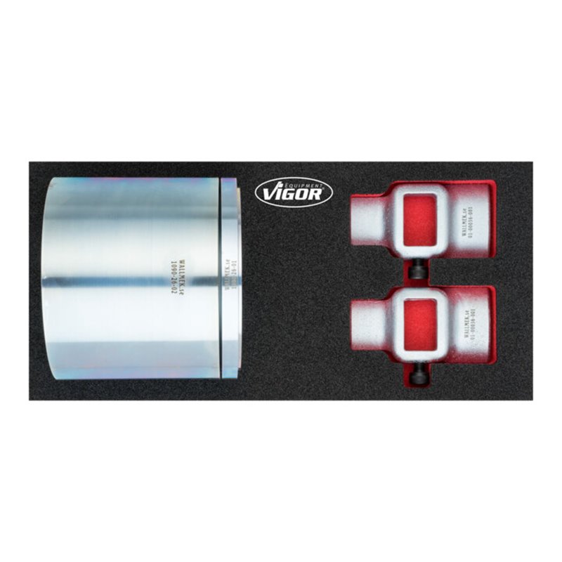 VIGOR Lager-Nabenschalen-Satz inklusive Radlagerfixierung V4908 Anzahl Werkzeuge: 4