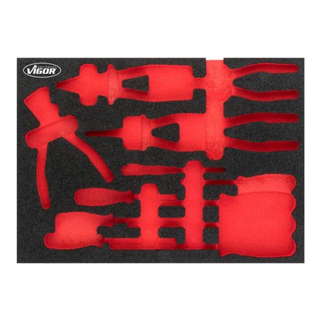 VIGOR Weichschaum-Einlage, leer V5087-L