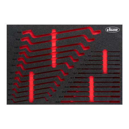 VIGOR Weichschaum-Einlage, leer V5107-L