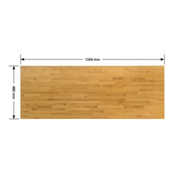 VIGOR Holzplatte V6000-08 Gesamtlänge: 1354 mm