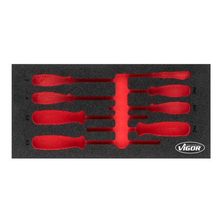 VIGOR Weichschaum-Einlage, leer V5013-L