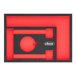 VIGOR Weichschaum-Einlage, leer V4910-L