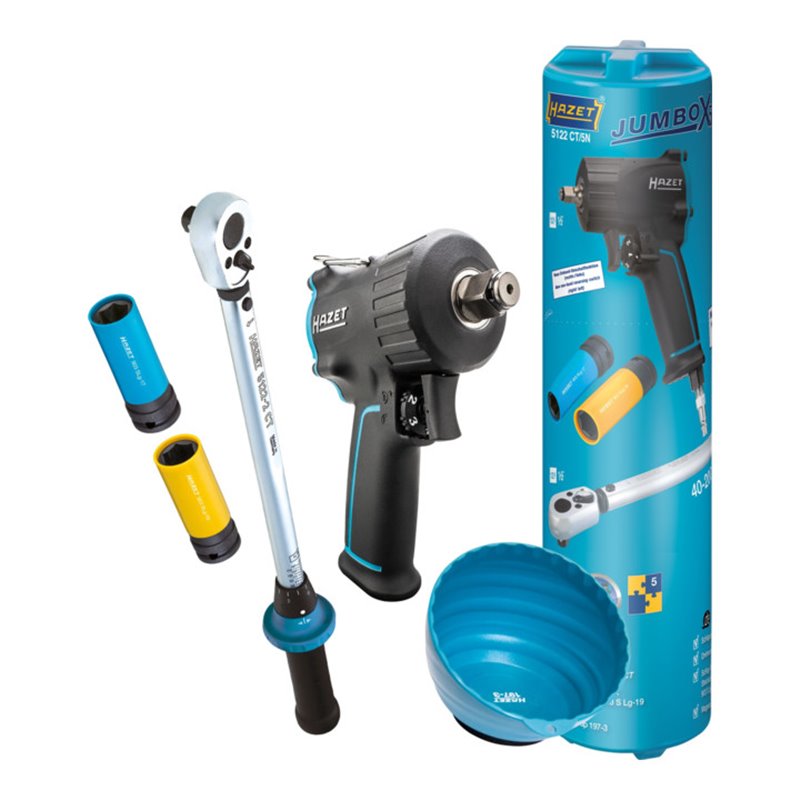 HAZET Komplett-Satz für den Reifenwechsel 5122CT/5N 5-teilig