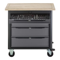 VIGOR Fahrwerk-Werkstattwagen mit Sortiment V5161 Gesamtlänge: 907 mm