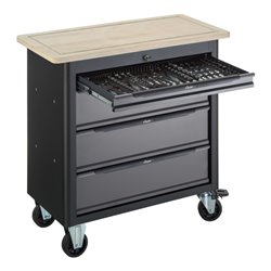 VIGOR Fahrwerk-Werkstattwagen mit Sortiment V5161 Gesamtlänge: 907 mm