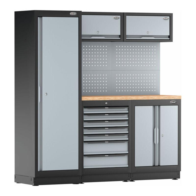 VIGOR Schrankwand V6000-3 Gesamtlänge: 1952 mm