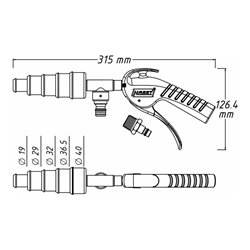 HAZET Kühlsystem-Reiniger 9048P-1