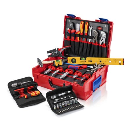KNIPEX 00 21 19 LB E L-BOXX® Elektro 63-teilig 357 mm