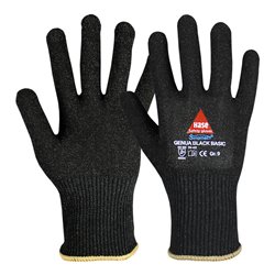 Hase Genua Black Basic Schnittschutzaus Sinomac® Hybridgarn Größe 10