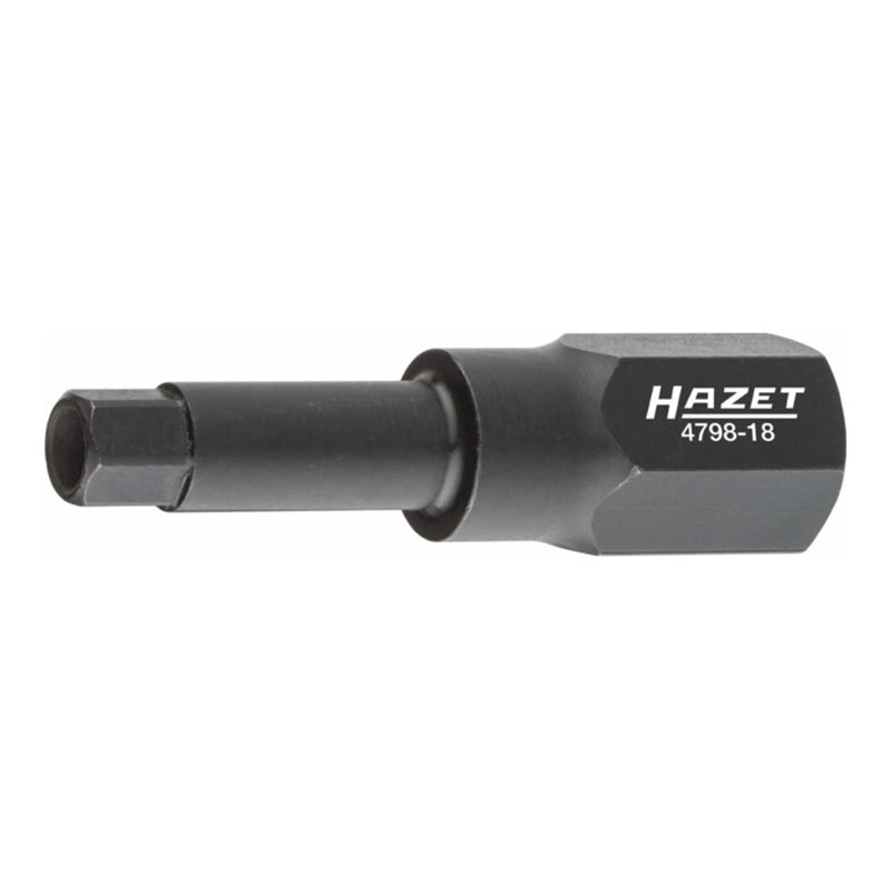 HAZET Spezial-Schraubendreher-Steckschlüsseleinsatz für Magnetventil-Verschraubung 4798-18 Außen-Sechskant 19 mm Innen-Sechskant