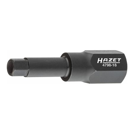 HAZET Spezial-Schraubendreher-Steckschlüsseleinsatz für Magnetventil-Verschraubung 4798-18 Außen-Sechskant 19 mm Innen-Sechskant