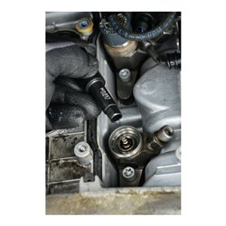 HAZET Spezial-Schraubendreher-Steckschlüsseleinsatz für Magnetventil-Verschraubung 4798-18 Außen-Sechskant 19 mm Innen-Sechskant