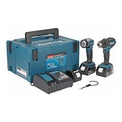Makita Akku-Bohrschrauber Set 18V/3Ah DDF482RFJ1