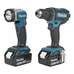 Makita Akku-Bohrschrauber Set 18V/3Ah DDF482RFJ1