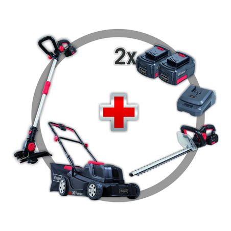 Scheppach 3-in-1 Akku-Garten Set GS18-3Li
