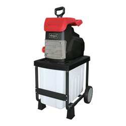 Scheppach 2800 W 2in1 Elektro-Leisehäcksler GS50 inkl. Fahrvorrichtung & Auffangbehälter