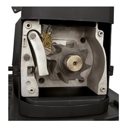 Scheppach 2800 W 2in1 Elektro-Leisehäcksler GS50 inkl. Fahrvorrichtung & Auffangbehälter