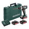 Metabo Akku-Bohrschrauber BS 18 L Set metaBOX 145 18V 3x2Ah Li-Ion + SC 30