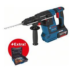Bosch Akku-Bohrhammer GBH 18V-26 mit SDS-plus, mit 2 x 5,0 Ah Akku, L-BOXX,Gedore-BOXX