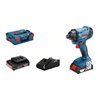 Bosch Akku-Drehschlagschrauber GDR 18V-160 mit 2 x 2,0 Ah Li-Ion Akku L-BOXX