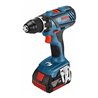Bosch Akku-Bohrschrauber GSR 18V-28 mit 2 x 5,0 Ah Li-Ion Akku L-BOXX