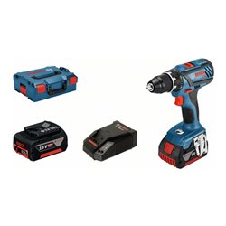 Bosch Akku-Bohrschrauber GSR 18V-28 mit 2 x 5,0 Ah Li-Ion Akku L-BOXX