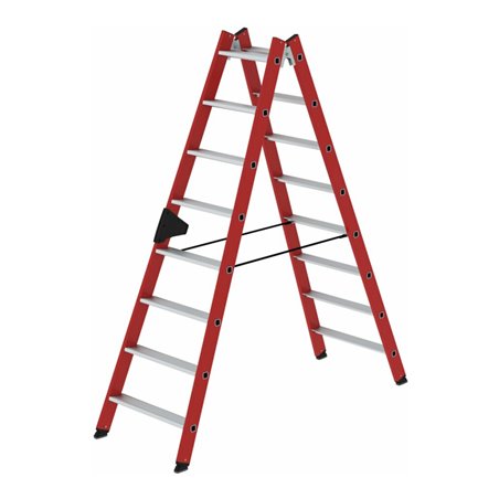 MUNK Kunststoff-Stehleiter beidseitig begehbar