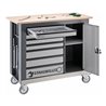Stahlwille Fahrbare Werkbank 7 Schubladen anthrazitgrau, RAL 7016 L.1150mm x B.500mm x H.1030mm