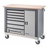 Stahlwille Fahrbare Werkbank 7 Schubladen anthrazitgrau, RAL 7016 L.1150mm x B.500mm x H.1030mm