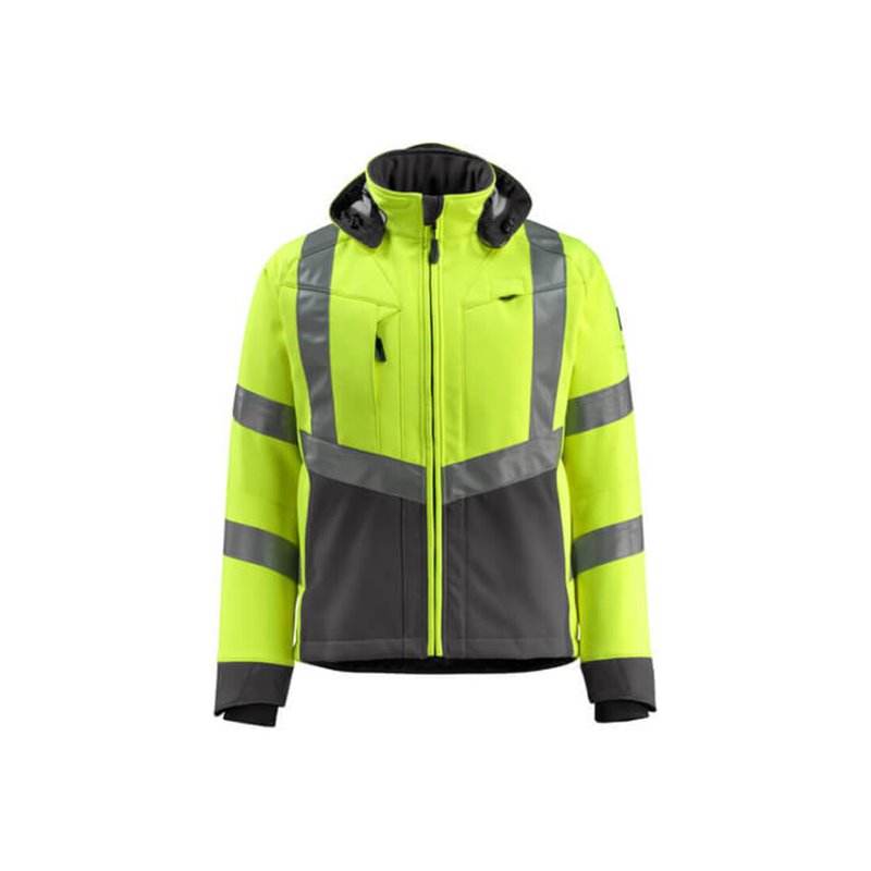 Mascot Blackpool Soft Shell Jacke hi-vis gelb/dunkelanthrazit