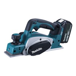 Makita Akku-Hobel 82 mm 18V 3Ah DKP180RFE + 2 Akkus
