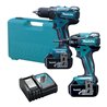 Makita Akku-Maschinenset 18V DLX2006