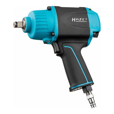 HAZET Schlagschrauber 9012P-1 Lösemoment maximal: 1000 Nm Vierkant massiv 12,5 mm (1/2 Zoll) Hochleistungs-Doppelhammer-Schlagwe