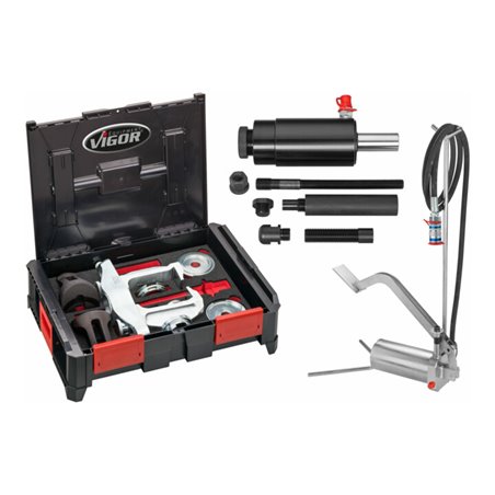 VIGOR Basis-Satz Hydraulik-Kompaktradlager V5554 Anzahl Werkzeuge: 28