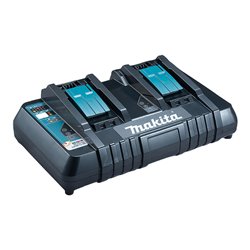 Makita Power Source Kit Li 18 V mit Akku-Winkelschleifer 18 V DGA504Z, 4x Akku BL 1830B uvm.