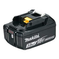 Makita Power Source Kit Li 18 V mit Akku-Winkelschleifer 18 V DGA504Z, 4x Akku BL 1830B uvm.