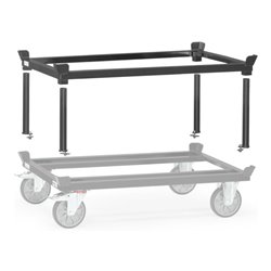 fetra Aufsetzrahmen 22921/7016 für Paletten-Fahrgestell Grey Edition
