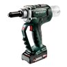 Metabo Akku-Blindnietpistole NP 18 LTX BL 5.0 metaBOX 145 L 18V 2x2Ah Li-Power + ASC 55