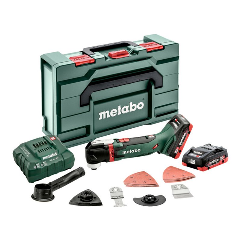 Metabo Akku-Multitool MT 18 LTX metaBOX 145 L 18V 2x4Ah LiHD + ASC 55