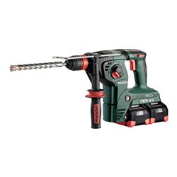 Metabo Akku-Kombihammer KHA 36-18 LTX 32 mit Metabo-Quick-Wechselfutter metaBOX 165 L 18V 4x8Ah LiHD + ASC 145 Duo