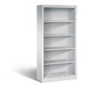 C+P Aktenregal mit Rückwand, 5 Ordnerhöhen Korpus Lichtgrau