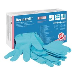 KCL Nitril-Einmalhandschuhe Dermatril 740 blau 100 Stück pro Box