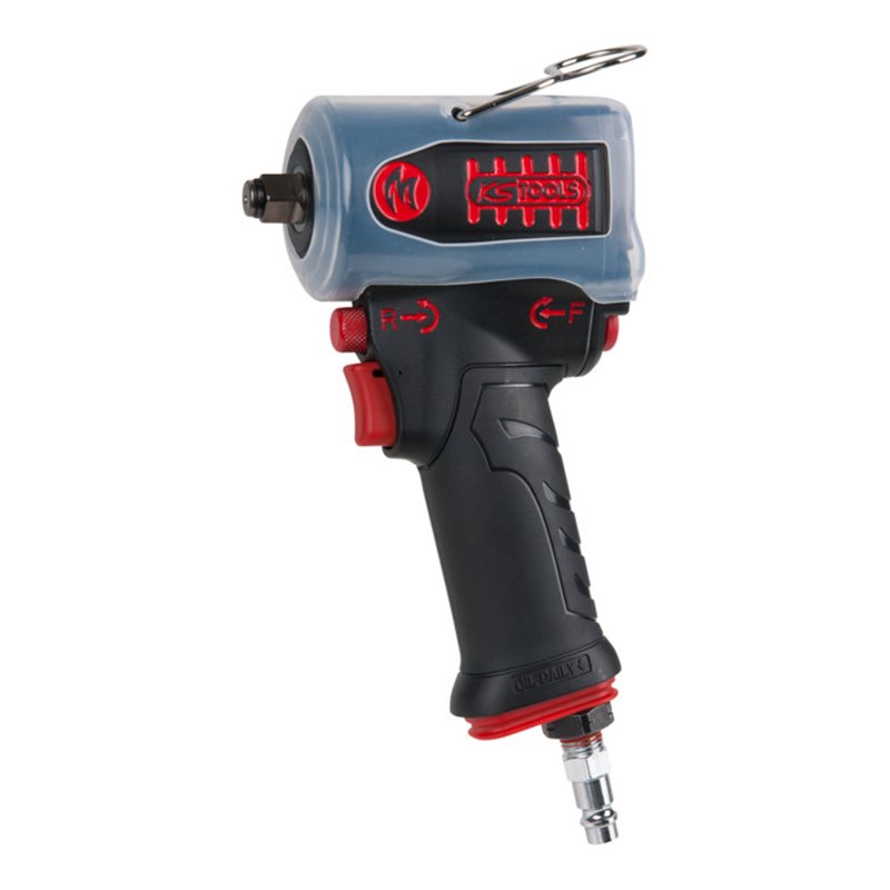 KS Tools 3/8' miniMONSTER Hochleistungs-Druckluft-Schlagschrauber 1.390 Nm, mit Schutzhülle