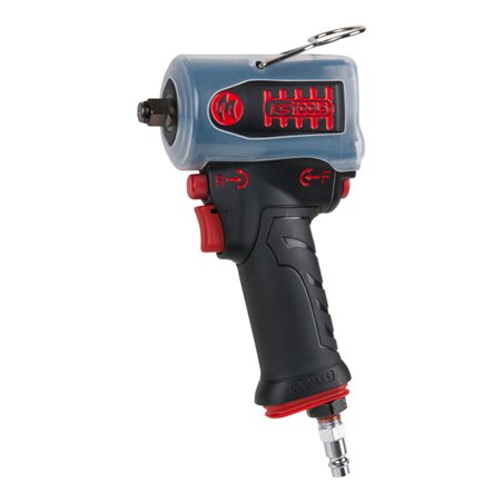KS Tools 3/8' miniMONSTER Hochleistungs-Druckluft-Schlagschrauber 1.390 Nm, mit Schutzhülle