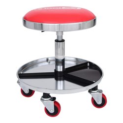 KS Tools Fahrbarer und höhenverstellbarer Hocker, belastbar bis 135kg