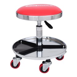 KS Tools Fahrbarer und höhenverstellbarer Hocker, belastbar bis 135kg
